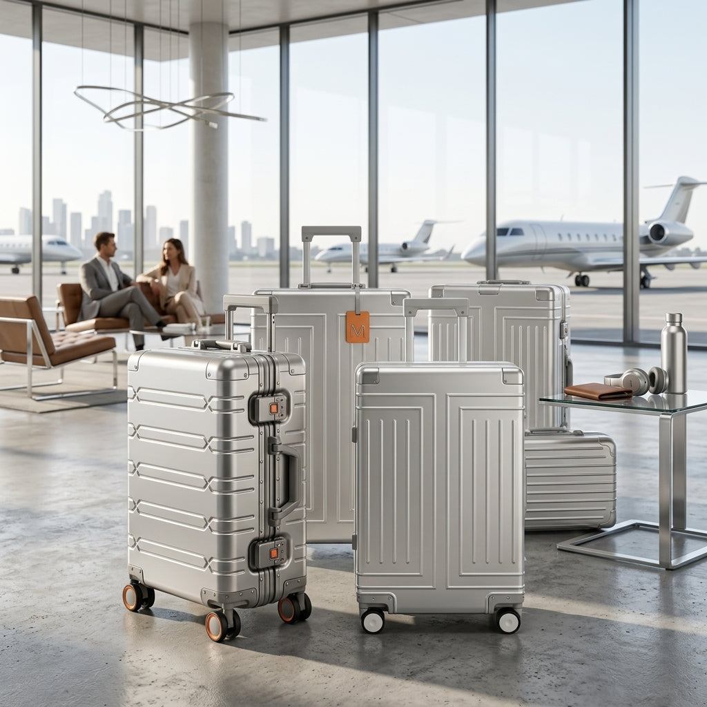 Bagages argentés